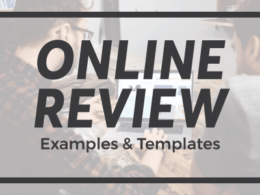 Online Review Examples